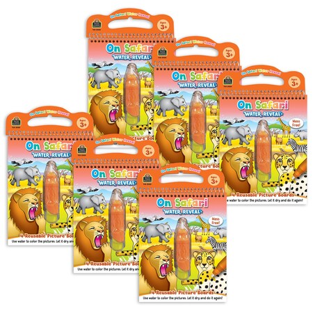 Teacher Created Resources On Safari Water Reveal Book, 6PK TCR21001